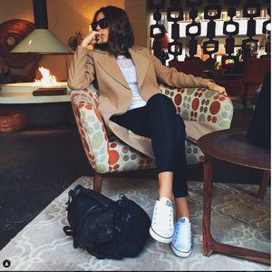 Misguided coat camel